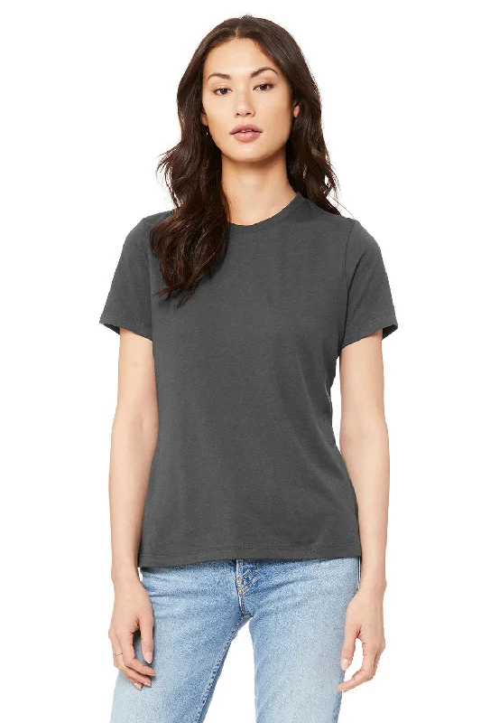 Affordable selection Bella + Canvas Womens Relaxed Jersey Short Sleeve Crewneck T-Shirt - Asphalt Grey