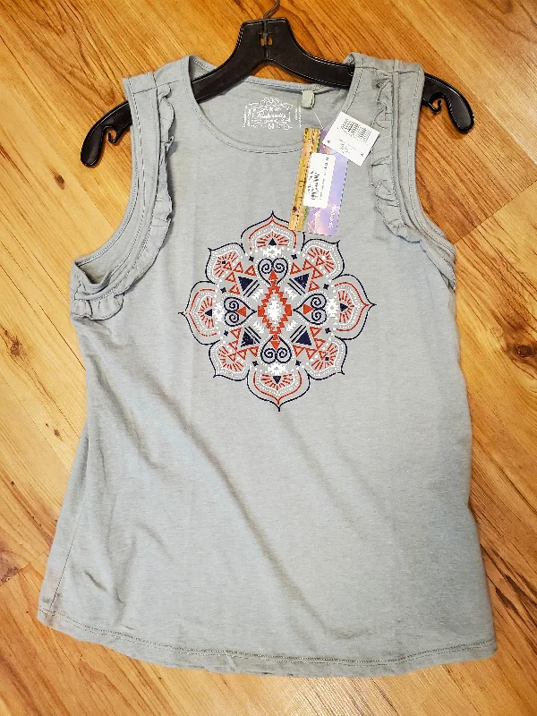 Comfortable Design Panhandle Slim Light Grey Ladies Tank