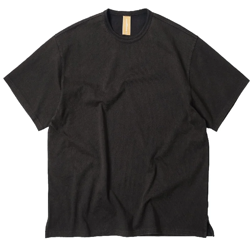 Slim-fit Shirts Frizmworks OG Vintage Dyeing Half Tee Black / Brown