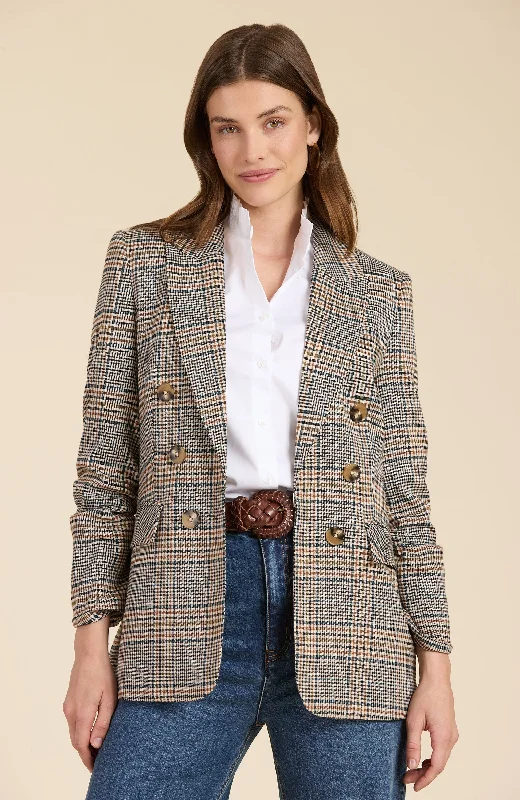 Fashionable And Versatile Tyler Boe Blair Buckingham Plaid Blazer