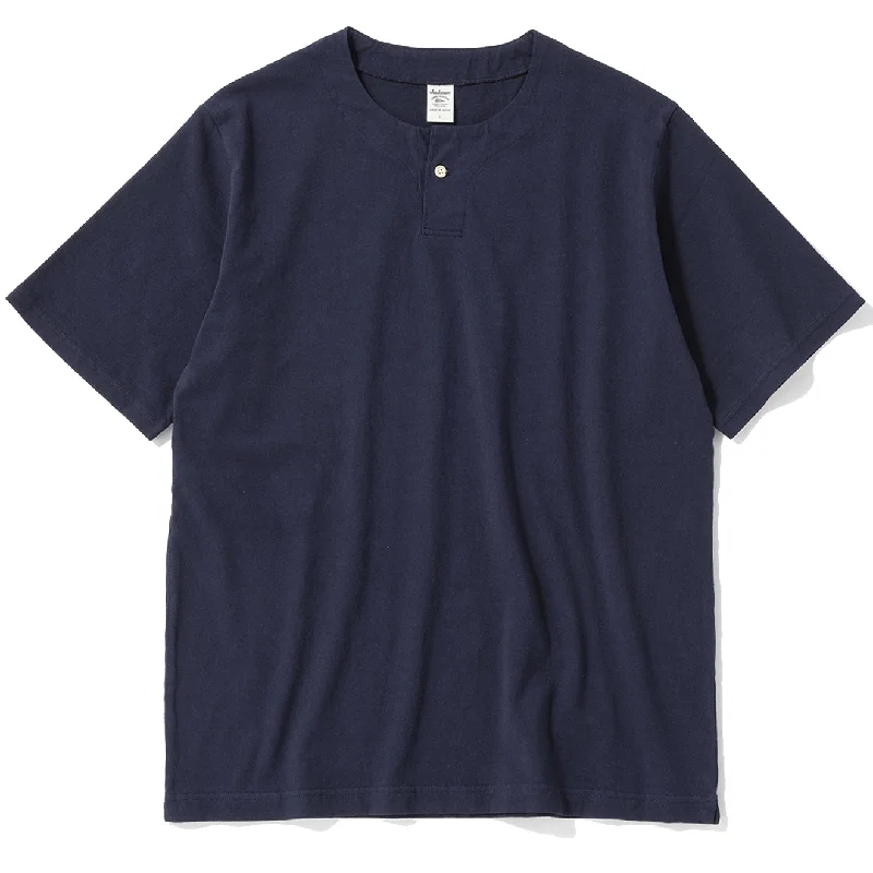 Designer Shirts Jackman Henleyneck T-Shirt Navy