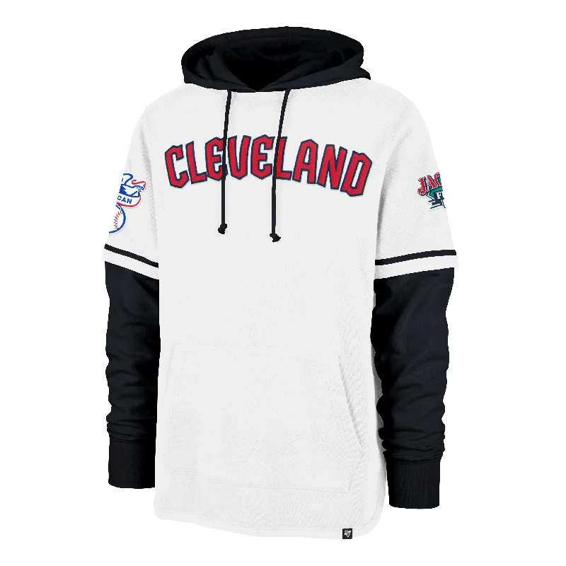 Comfy Sweatpants CLEVELAND GUARDIANS COOPERSTOWN TRIFECTA '47 SHORTSTOP PULLOVER HOOD