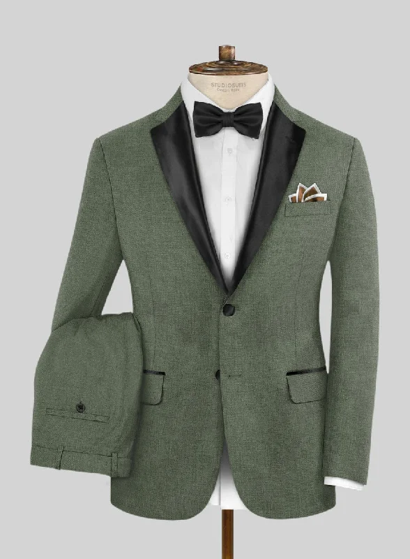 Sporty Blazers Hunter Green Tuxedo Suit