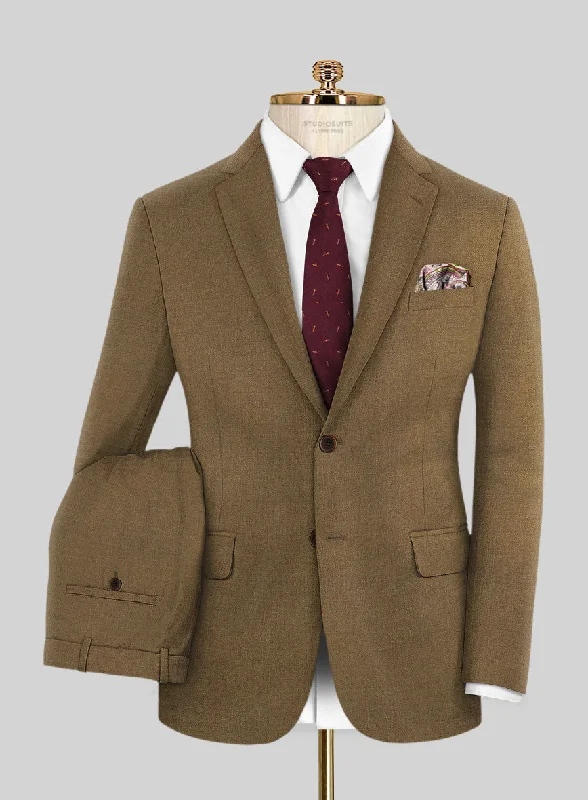 Stylish Hats Marco Stretch Otter Brown Wool Suit