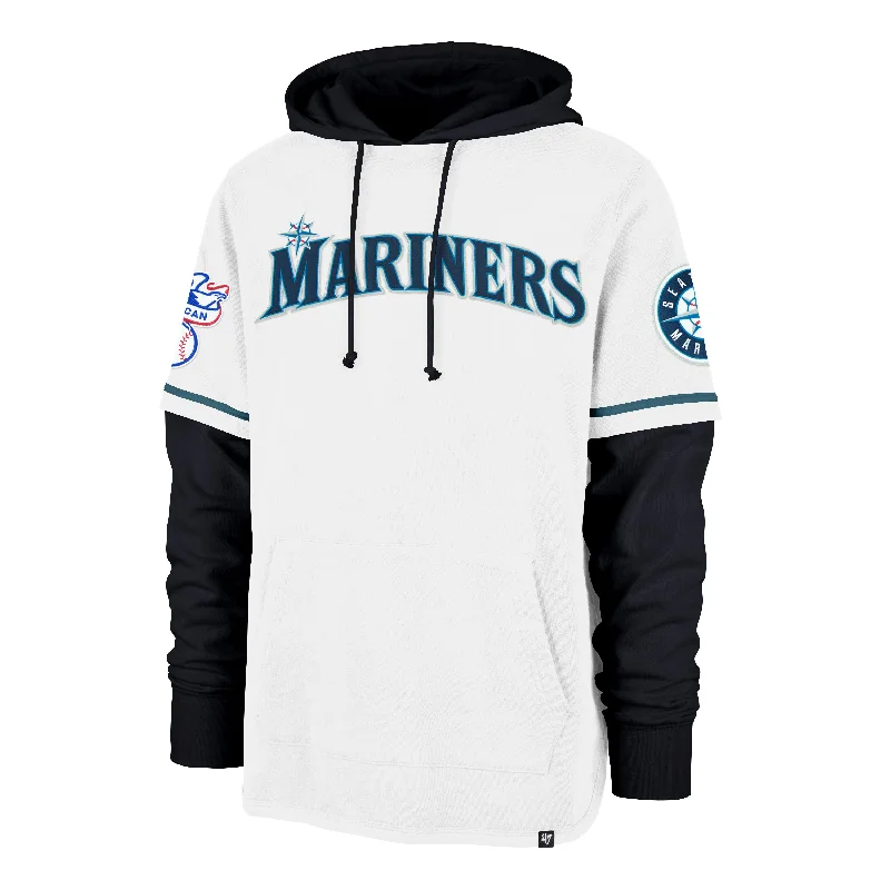 Formal Jackets SEATTLE MARINERS COOPERSTOWN TRIFECTA '47 SHORTSTOP PULLOVER HOOD