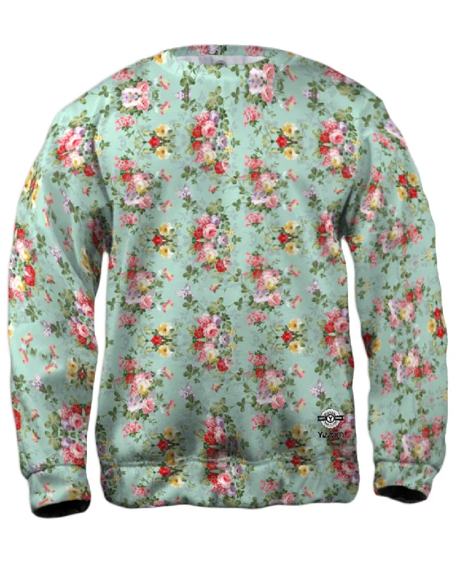 Casual Sweatshirts Summer Flowers Pattern