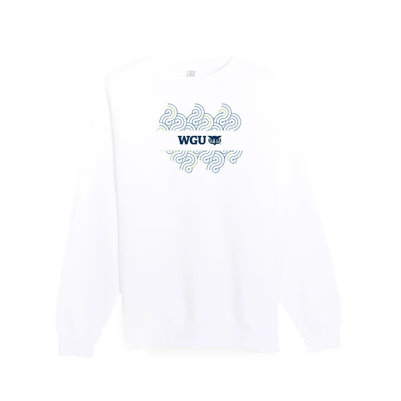 Streetwear Fashion Unisex WGU Swirl Crew Sweatshirt