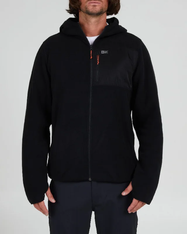 Street Jackets Ebbtide Zip Hoody Polar Fleece - Black