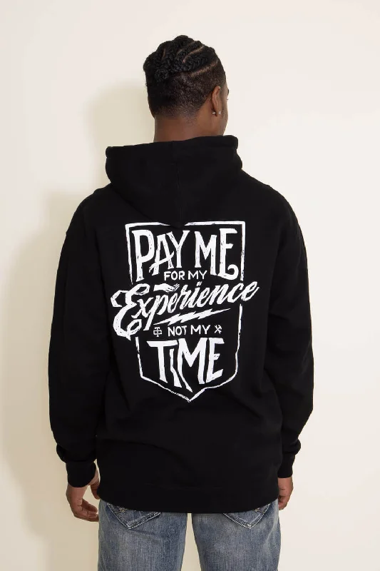 Dress Shoes Troll Co. Pay Me Hoodie for Men in Black | TC0684-BLACK