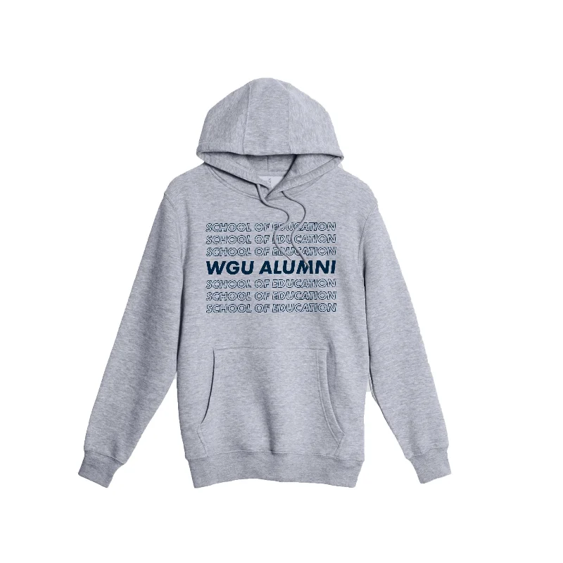 Comfortable Sneakers Unisex WGU Alumni School of Education Repeat Hoodie