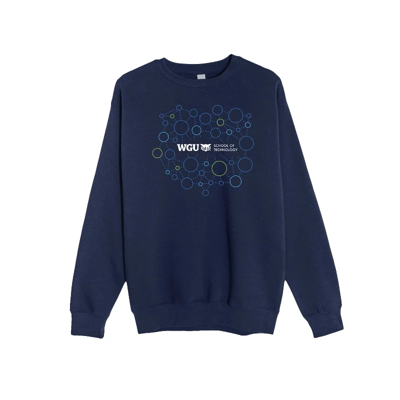 Denim Shirts Unisex School of Technology Connect Crew Sweatshirt