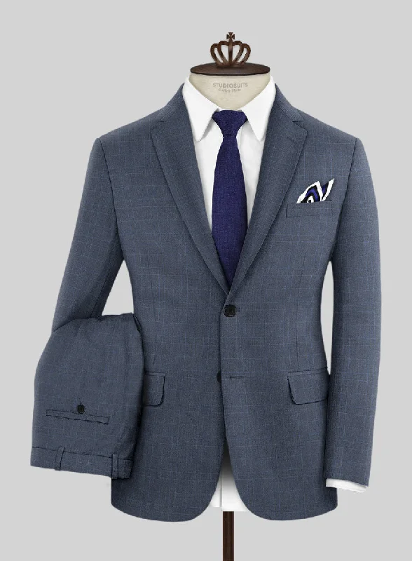 Casual Sweatshirts Bristol Rante Blue Checks Suit