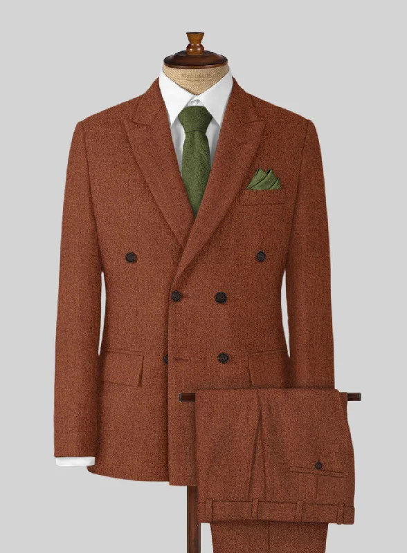 Winter Coats Naples Prego Rust Tweed Suit