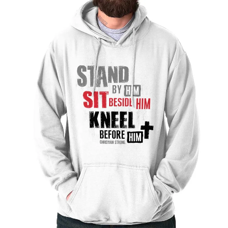 Urban Style Stand Sit Kneel Hoodie