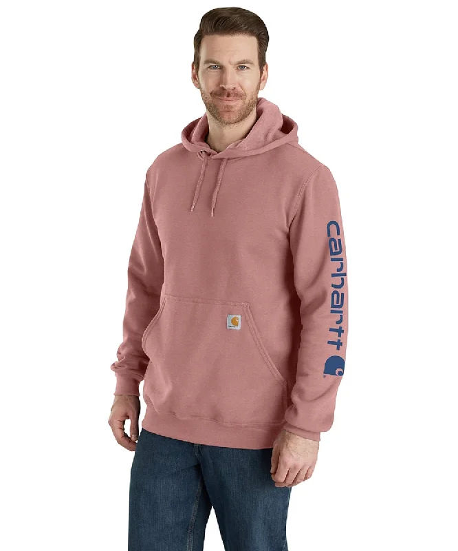 Fashion Accessories Carhartt Midweight Logo Hooded Sweatshirt - Rose Tint