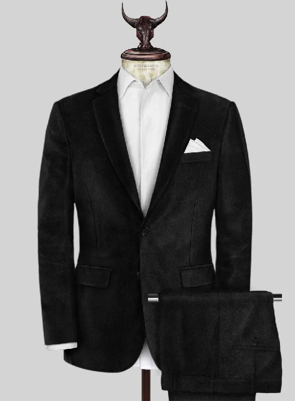 Slim-fit Jeans Black Velvet Suit