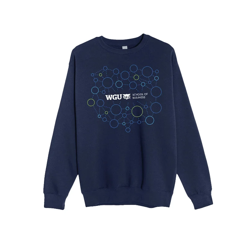 Sports Tights Unisex School of Business Connect Crew Sweatshirt