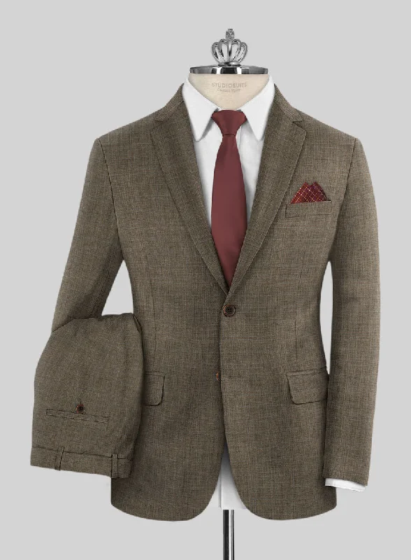 Classic Blazers Huddersfield Brown Glen Pure Wool Suit