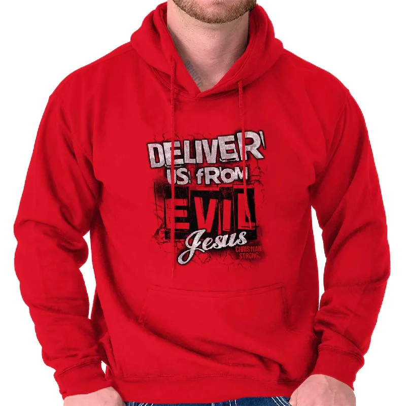 Work Clothes Deliver us from Evil Hoodie