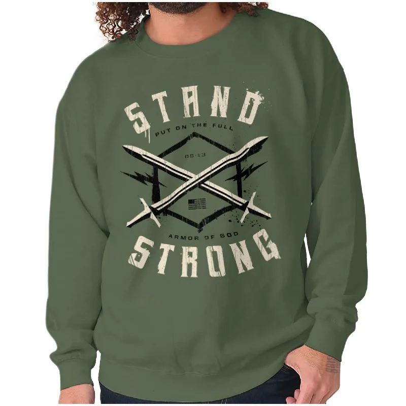 High-fashion Looks Stand Strong Crewneck Sweatshirt