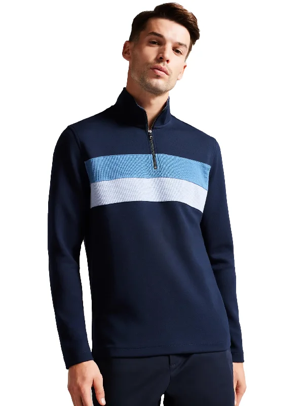 Business Attire Ted Baker | Mens Half Zip Jumper - Veller