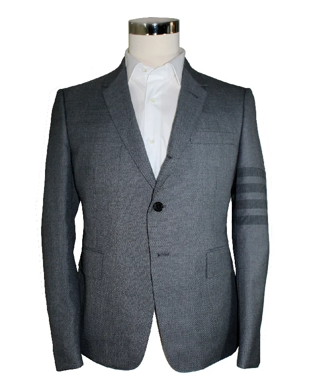 Work Clothes Thom Browne Sport Coat Medium Gray 4 Bar Design EU 50 / US 40 SALE