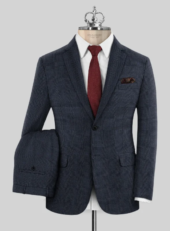 Knit Sweaters Bristol Classic Blue Checks Suit