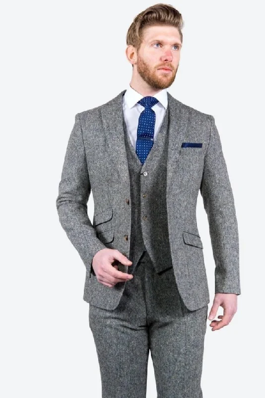 Urban Sneakers Men tweed grey suit, tweed wedding Suit, 3 Piece suit, wedding suits, Men Dinner suits, Groom men winter Suits, Men slim fit suits