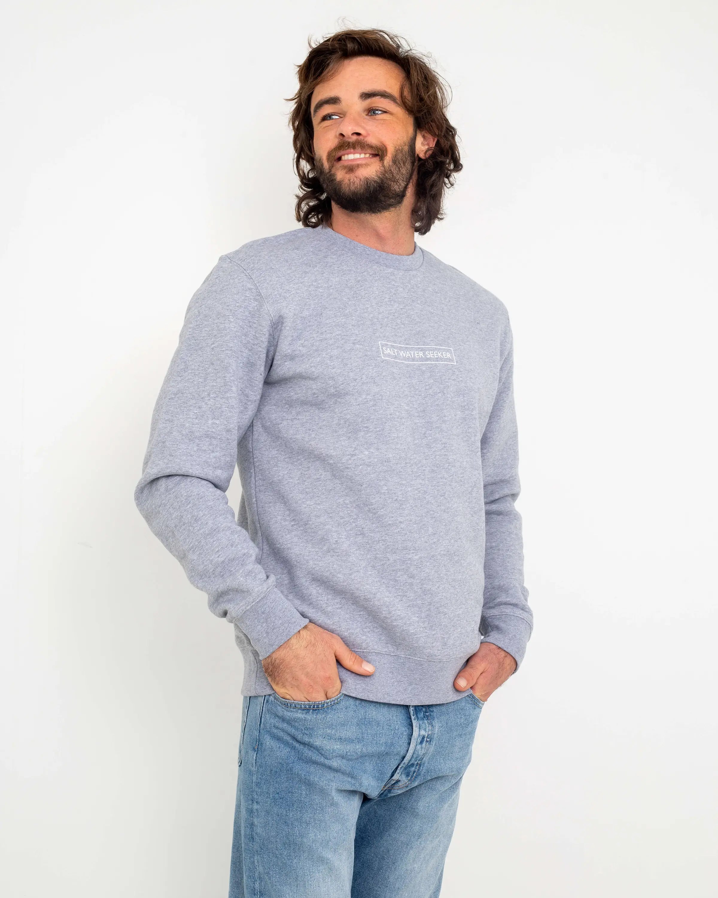 Denim Wear Dream Sweatshirt in Athletic Grey