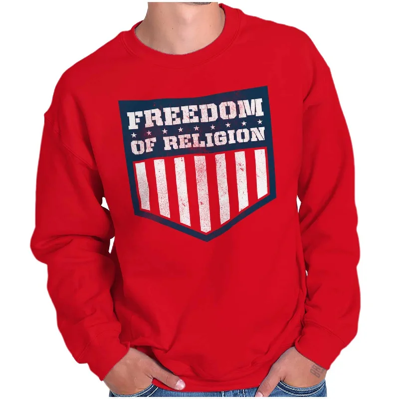 Cargo Pants Freedom of Religion Crewneck Sweatshirt