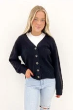 Arlo Knit Cardi Black