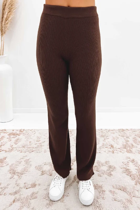 Blair Knit Pant Brown