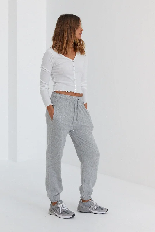 Lani Sweat Pants - Light Grey