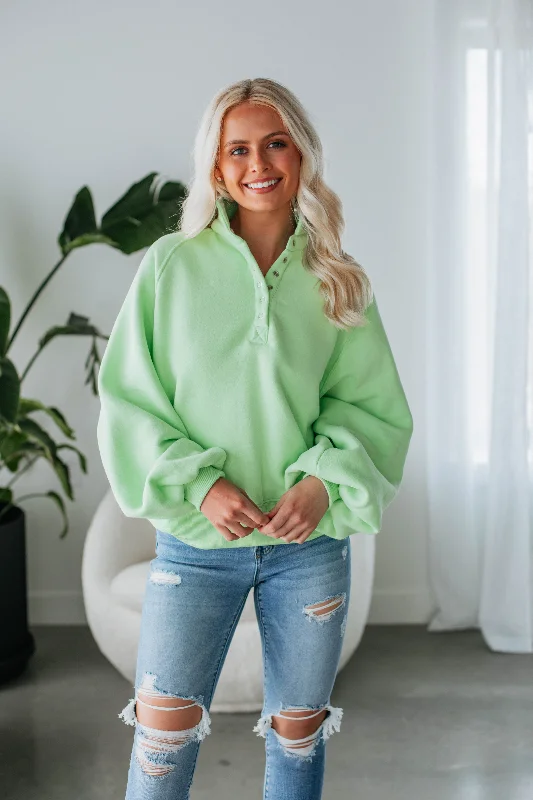 Tulley Pullover - Lime