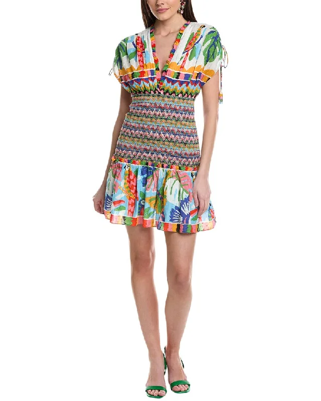 Street Casual Style FARM Rio Colorful Forest Mini Dress