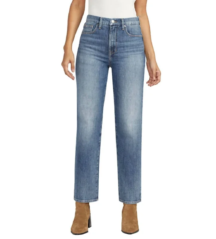 High Rise Rachel Jeans In Blue