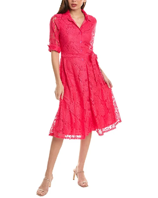 Comfortable And Simple Maison Tara Lace Shirtdress