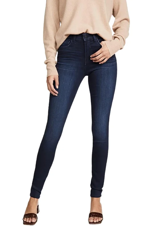 Marguerite High Rise Skinny Jeans In Marino Blue