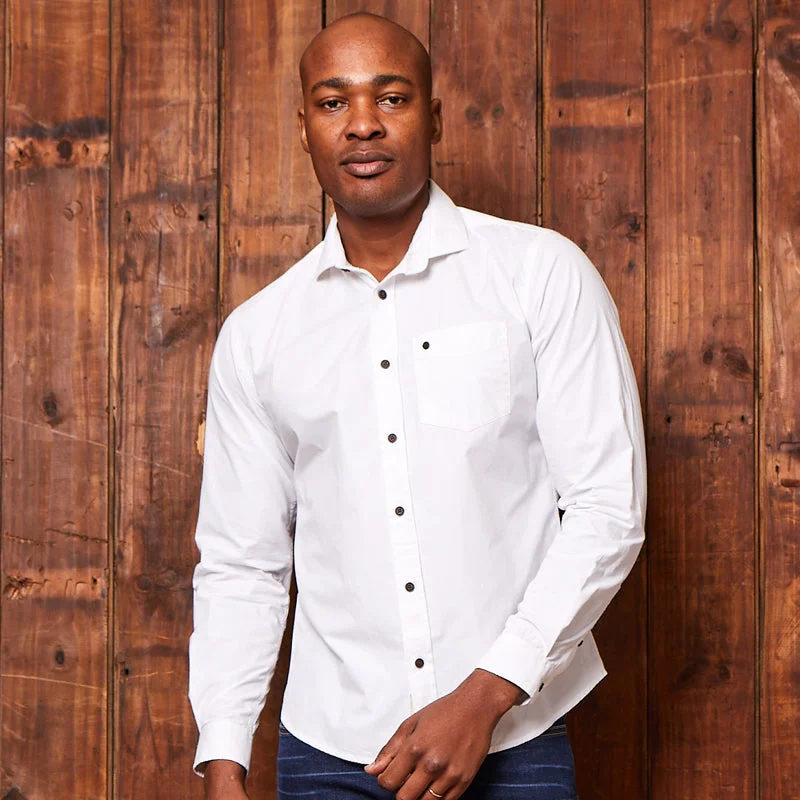 Button-up Shirts Graphic Tees Kingsley Heath Classic Slim Fit Shirt Pelican