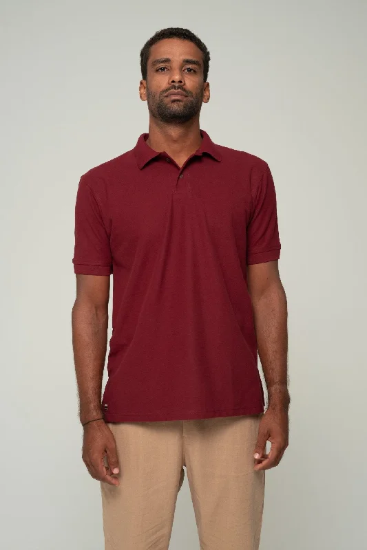 Polo Shirt - Merlot