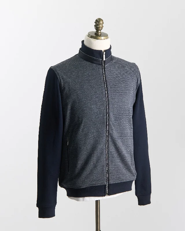 Easy Care Cotton Full Zip Sweater Jacket