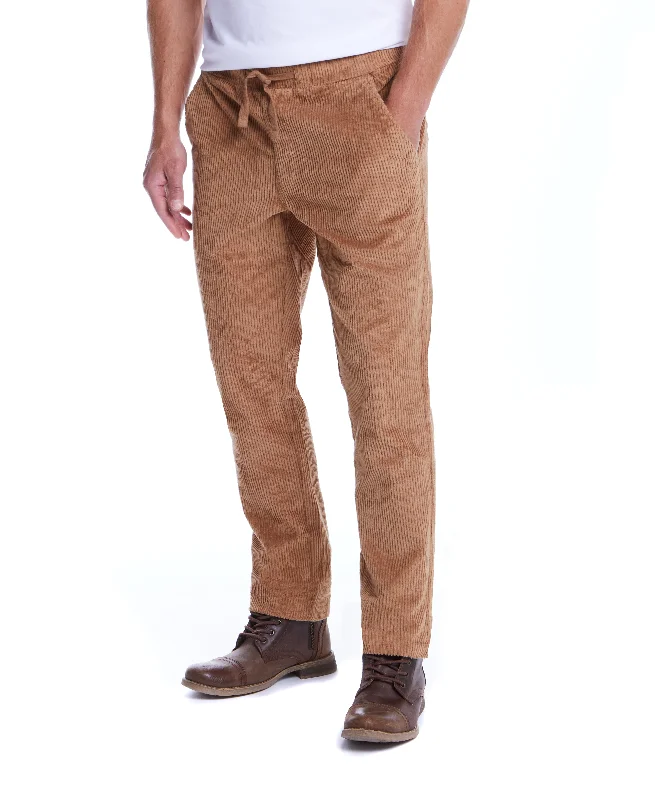 Wide Wale Cord Pant in Khaki