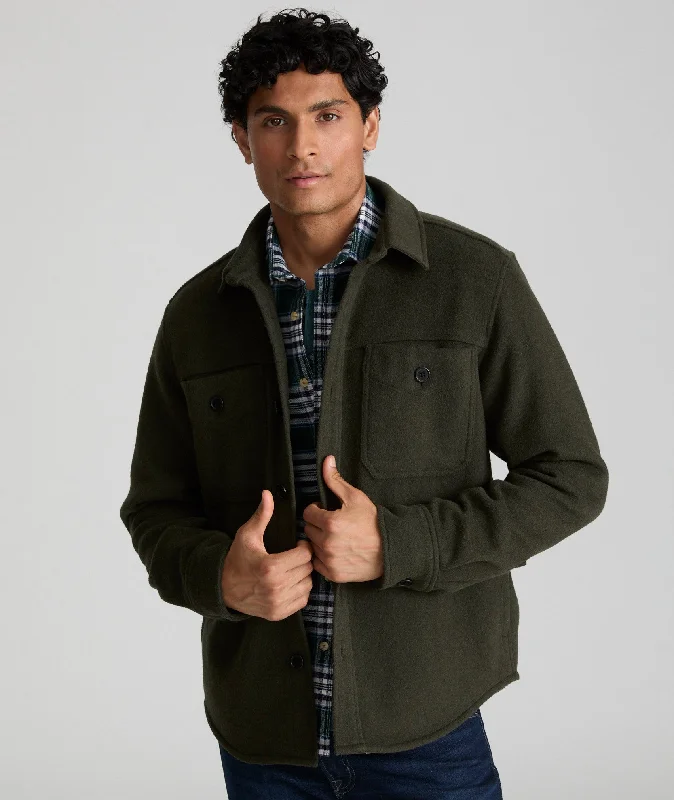 Wool-Blend CPO Jacket