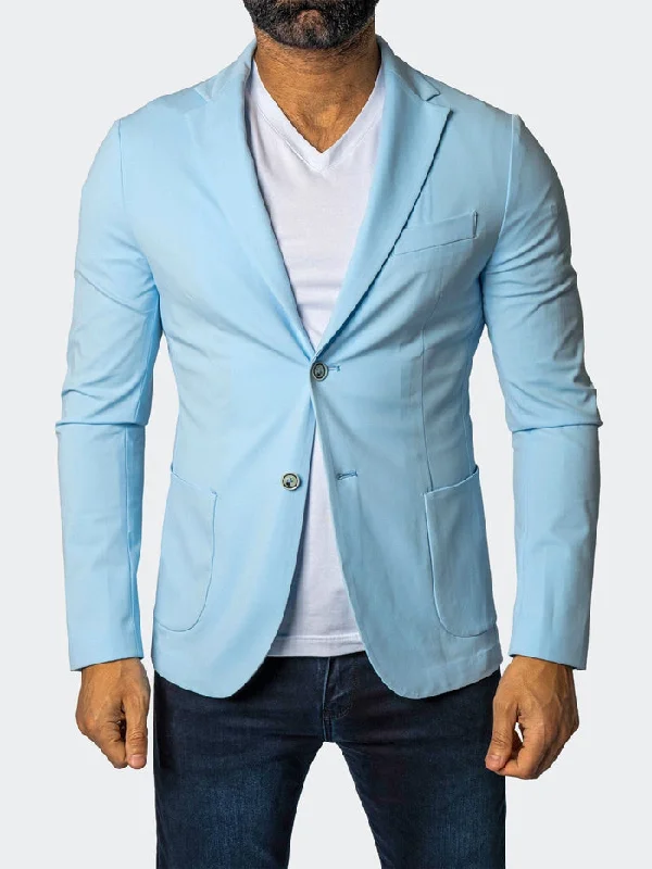 Maceoo Blazers.Maceo | Suit Stretch Nigelle14 Blue