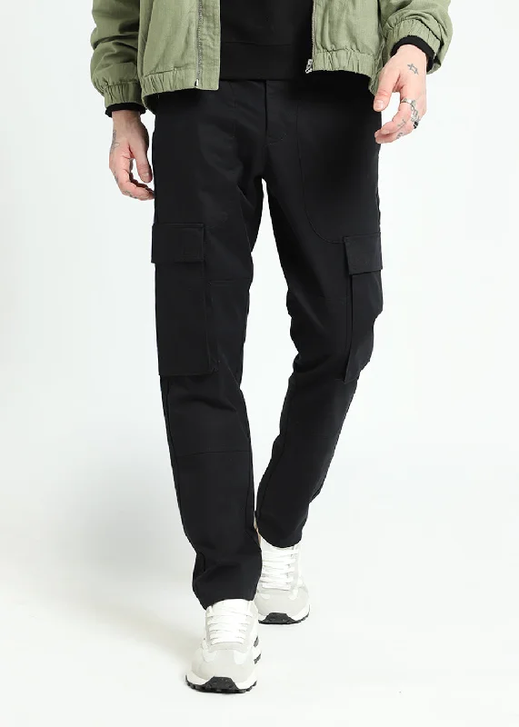 Raven Black Cargo Pant