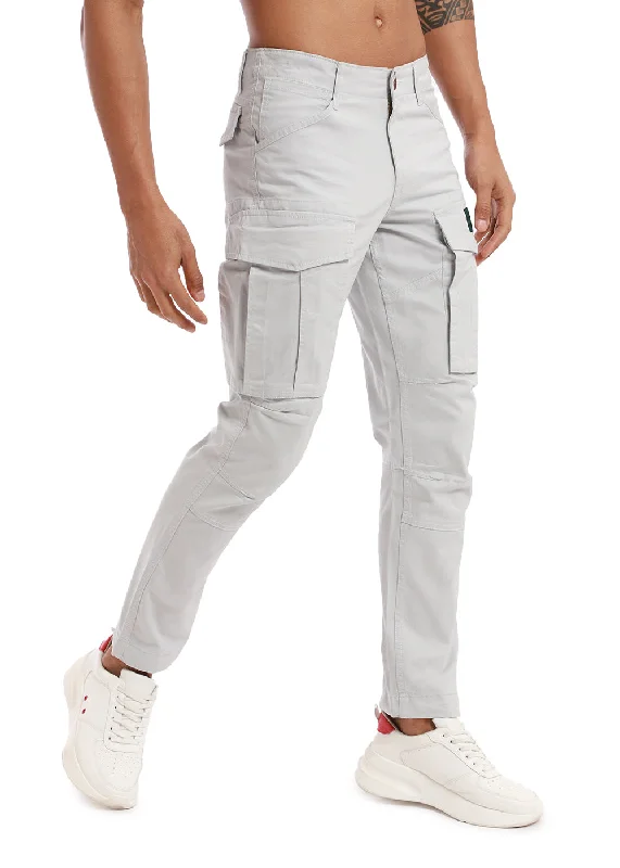 Silver Gray Cargo Pant