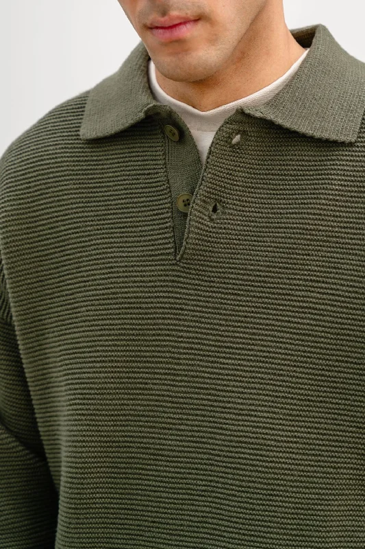 SOFT POLO SWEATER