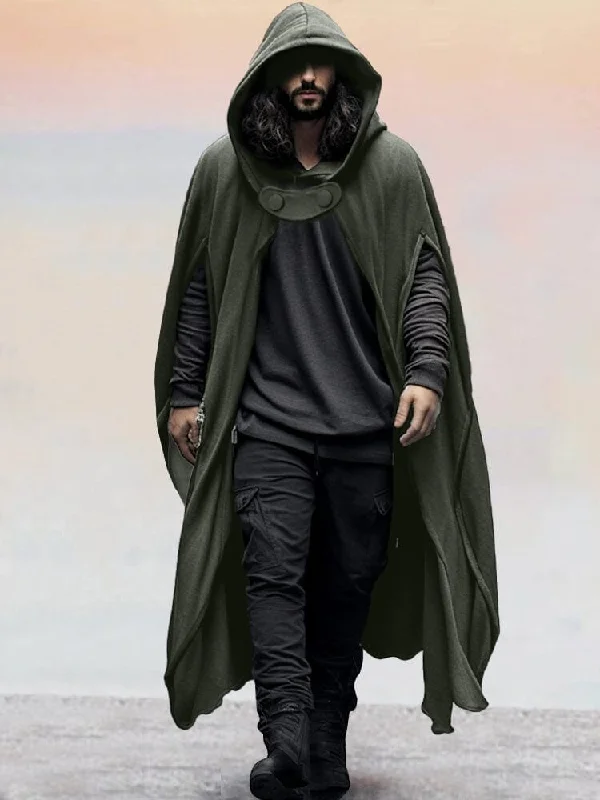 Stylish Hooded Cloak Cardigan