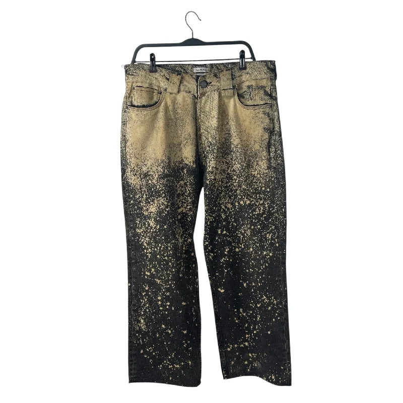 Slim Fit Suits WILLY CHAVARRIA/Pants/34/Cotton/BLK/All Over Print/BLEACH SPLATTER JEANS