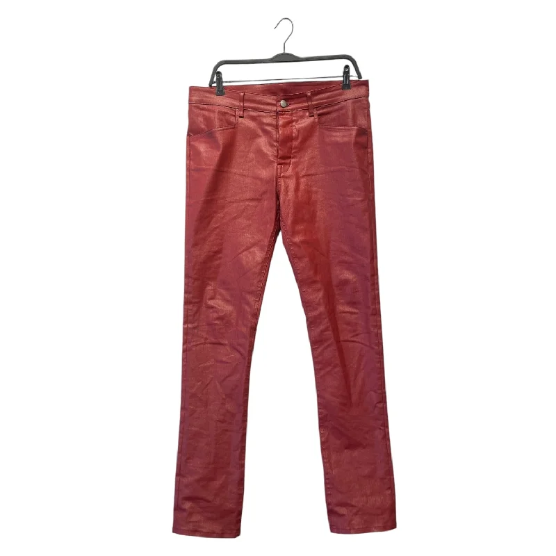 Preppy Style Rick Owens/Skinny Pants/38/Cotton/BRD/CARDINAL RED